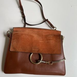 Authentic Chloe Faye Medium Flap Bag
